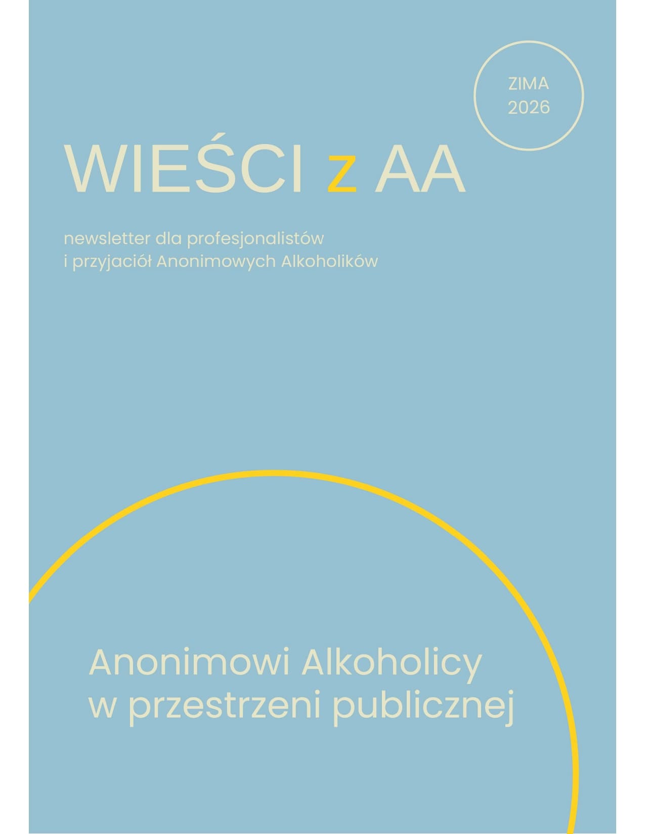 Okładka do wydaniaZima 2026.